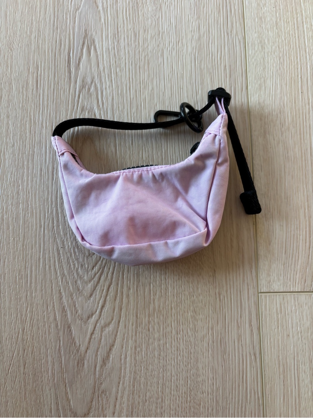 BAGGU Pastel Pink Mini Bag Keychain